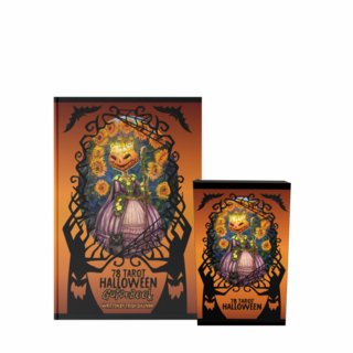 78 Tarot Halloween Deck with Physical Guidebook