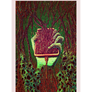 SIGNED and NUMBERED JLM 'Spaghetti Hand' Limited Edition Print