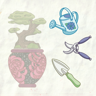 Garden Tool Mini Pin Set