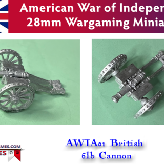 AWIA01  British 6 lb Cannon