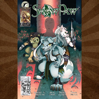 Snow Paw #2 Variant Cover By Megan Affolter