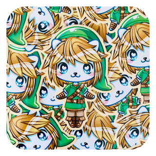 Legend of Zelda Link Classic Waterproof Glossy Sticker