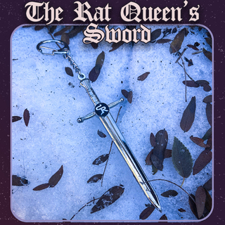 Rat Queen's Sword keychain