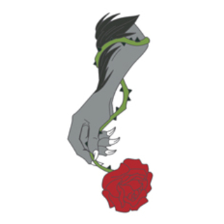 "Werewolf Rose" Enamel Pin*