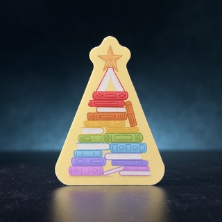 Book Stack Tree Sticker