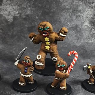 The Gingerbread Gang Tabletop Gaming Miniatures