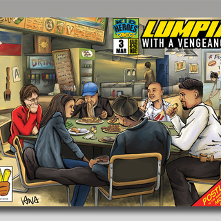 LUMPIA WITH A VENGEANCE: POSTLUDE #3 -WRAPAROUND COVER VARIANT by Vania Hardy