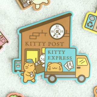 Kitty's Post Office Sticker