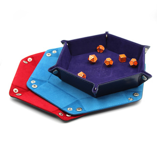 Folding Pentagonal Dice Tray (Recommended for Glass Dice)