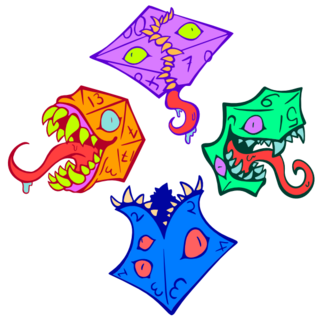 Tiny Maws - Key Mini Hoard Pin Set - Preorder