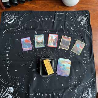 Gentle Tarot Reading Cloth: Color of your choice