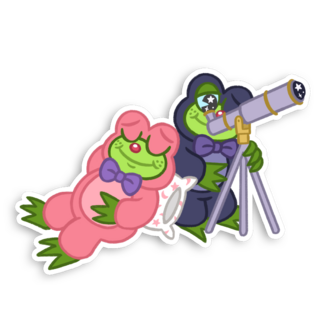 Susan & Edmond Sticker