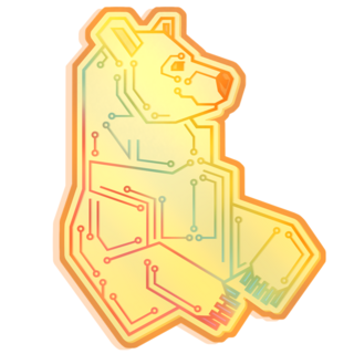 Hash Selective Holo Sticker