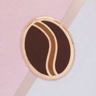 Coffee Bean Mini Pin