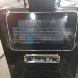 Premium Barista Bot with Milk Fridge