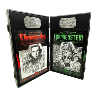 Frankenstein and Dracula Deluxe Casket Case
