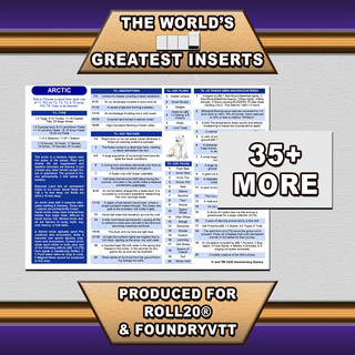 The World's Greatest Inserts (for FoundryVTT)