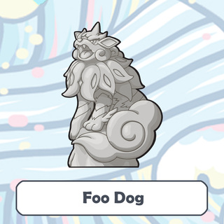 The Shrine standee (Foo Dog)