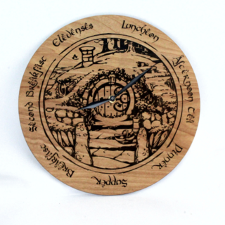 Tolkien inspired clocks: Hobbit, JRR Tolkien, or Tree of Gondor