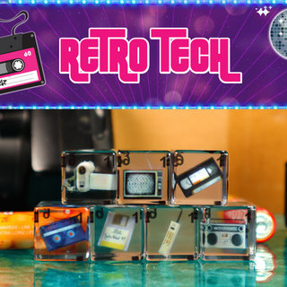 Polyhedral Dice Set - Retro Tech