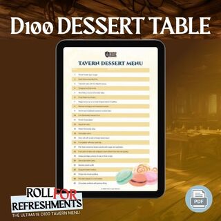 d100 Dessert Table