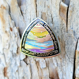 Astral Escape: Exoplanet Cloudspotter Pin