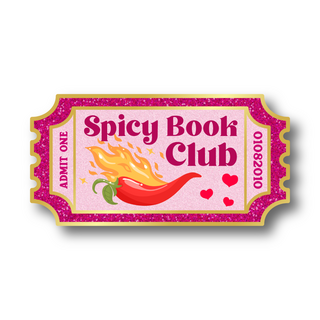 Spicy Book Club Pin