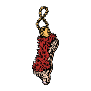 Lucky Halfling Foot (Enamel Pin)