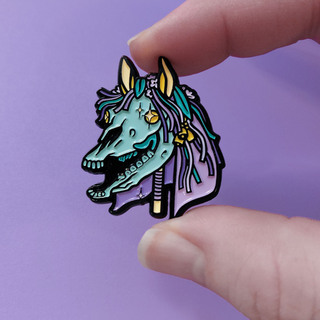 Mari Lwyd Pin