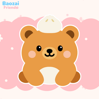 Glossy Sticker: Bobo the Bao Bear