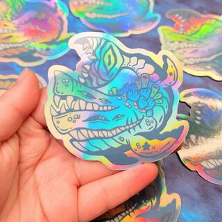 Forneus Vinyl Holo Sticker