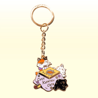 Keychain Cozy Kotatsu Cats