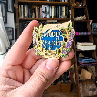 mood reader enamel pin