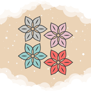 Lunar Blossom mini pin