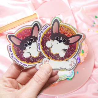 ✨ Original Strawberry Donut Pixie Dust Sticker