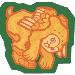 Owlbear sticker