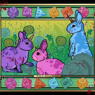 rabbit-ish print