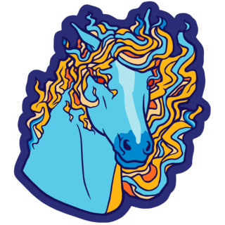 apollos steed sticker