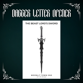 Redvyr's Wolf Blade--Letter Opener