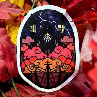 Fall cathedral sticker