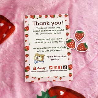 Thank You Card + Sticker