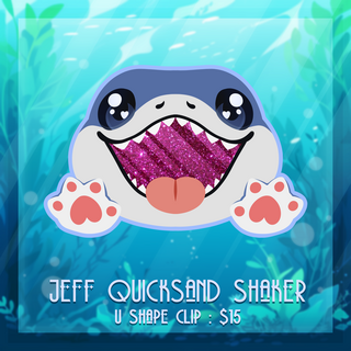 Jeff Glitter Shaker - Keychain