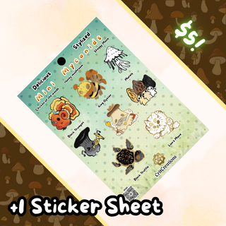 Sticker Sheet Stylized Delicious