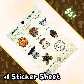 Sticker Sheet Simple Delicious