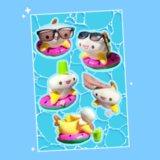 Bananahead Shark Plush Sticker Sheet