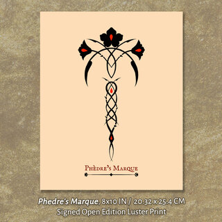 Phedre's Marque 8x10 Signed Print