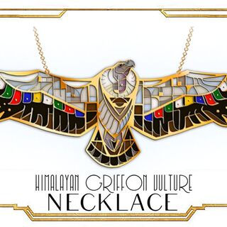 Flying Himalayan Griffon Vulture Pendant