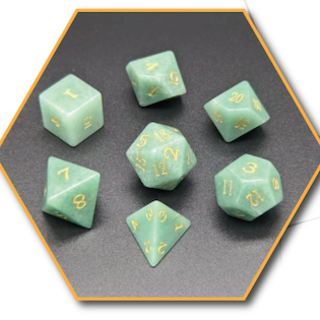 Gemstone "Fibrum Shard" Dice Set*