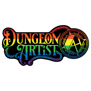 Old Pin - Dungeon Artist - Rainbow