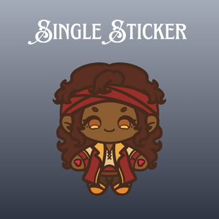 single sticker